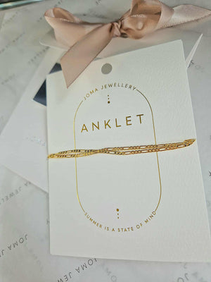 Joma Jewellery | Double Figaro Anklet