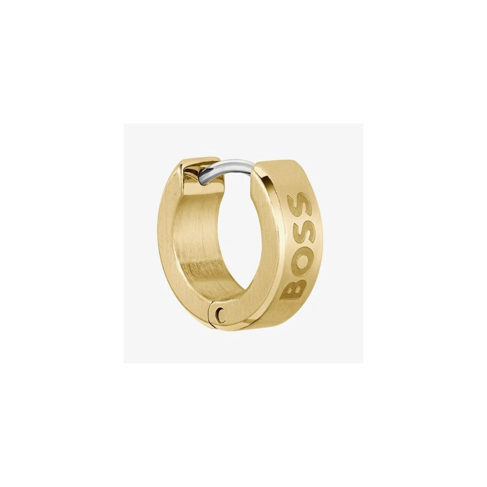 Boss | Odell Gold Tone Small Hoop Earrings