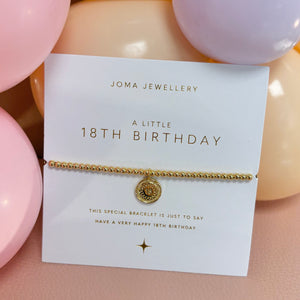 Joma Jewellery | Gold 18th Birthday Bracelet