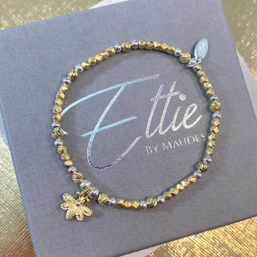 Ettie Two Colour Bumble Bee Bracelet