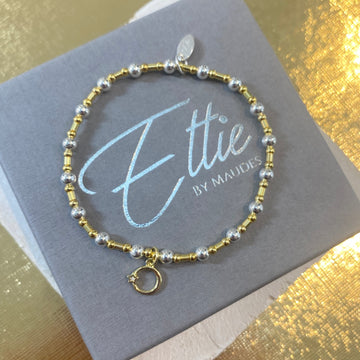 Ettie Mixed Metal Dainty Dreams Bracelet | Mini Star