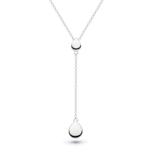 Kit Heath | Coast Pebble Linking Pebbles Silver Lariat Necklace