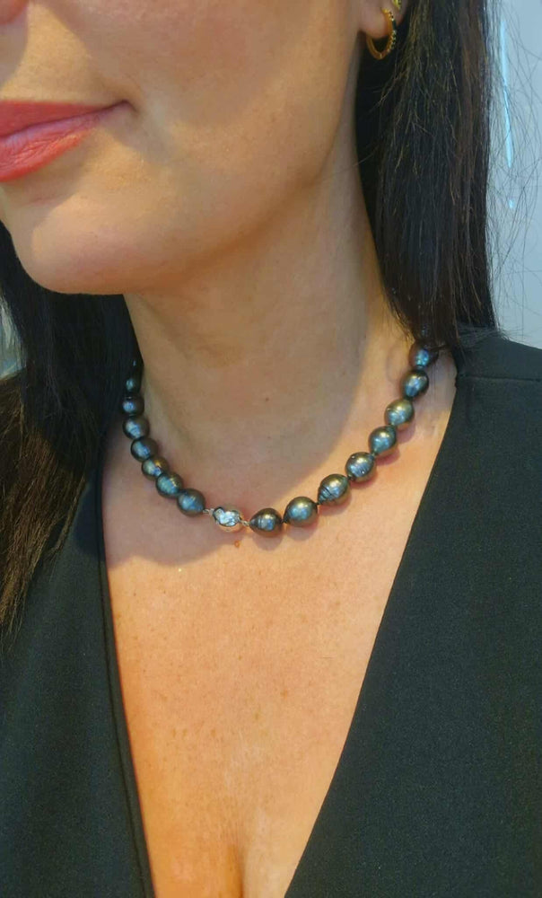 Tahitian Black Pearl Necklace - Maudes The Jewellers