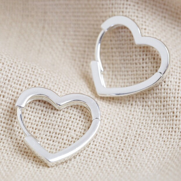 Lisa Angel | Small Heart Hoop Earrings