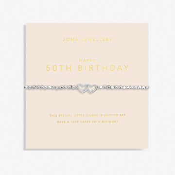 Joma Jewellery | Forever Yours | 50th Birthday Bracelet
