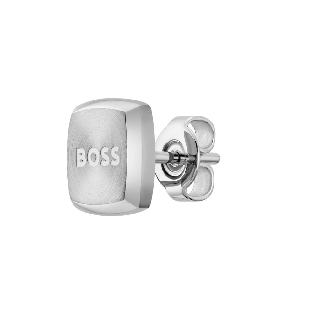 Boss | Square Stainless Steel Stud Earring