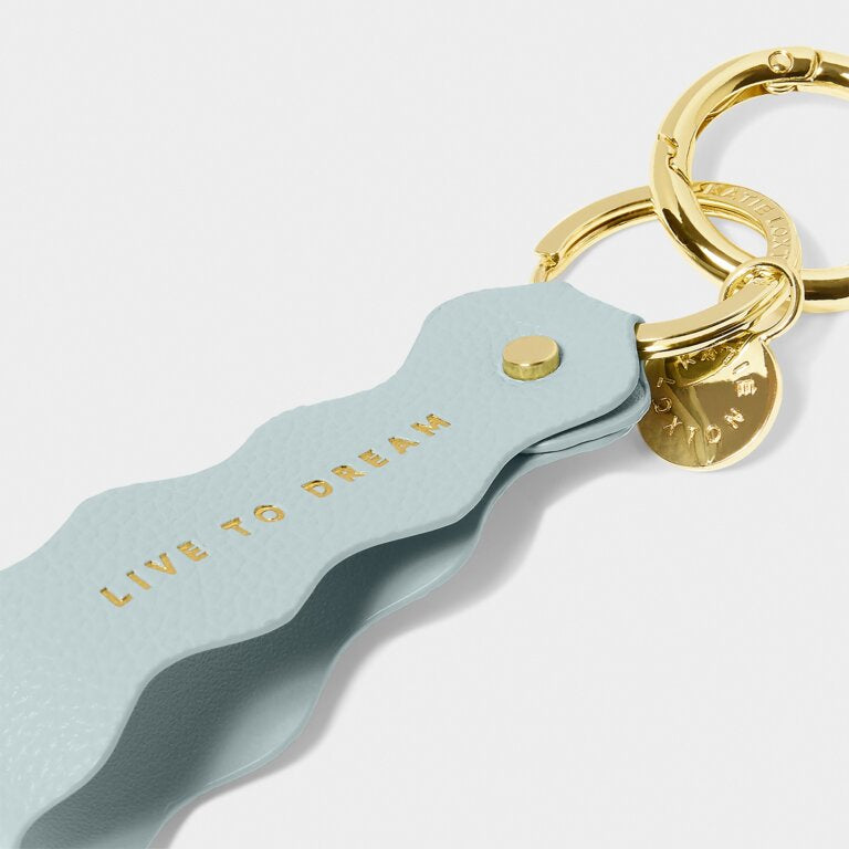 Katie Loxton | Sentiment Wave Keyring | Live To Dream