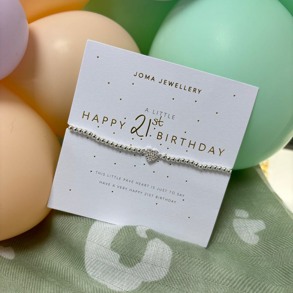 Joma Jewellery | Happy 21st Birthday Bracelet