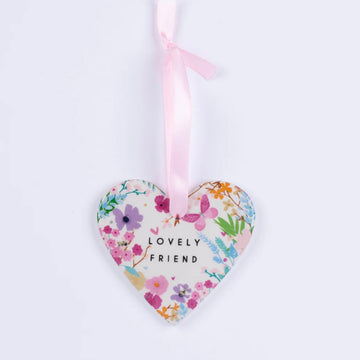 Belly Button Designs | Ceramic Heart Hanging Decoration | Lovely Friend