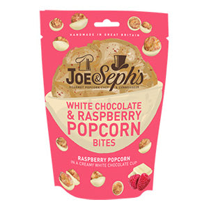 Joe & Seph’s | White Chocolate & Raspberry Popcorn Bites