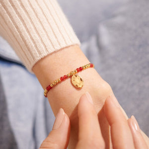 Joma Jewellery | Gold January Garnet Bracelet