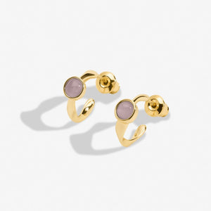 Joma Jewellery | July Birthstone Hoop Earrings