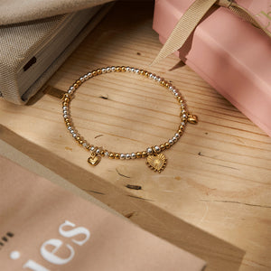 ChloBo | Gold and Silver Everyday Love Bracelet