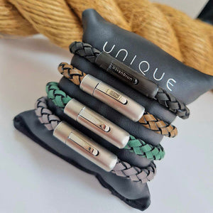 Unique & Co | Green Suede Leather Bracelet 19cm