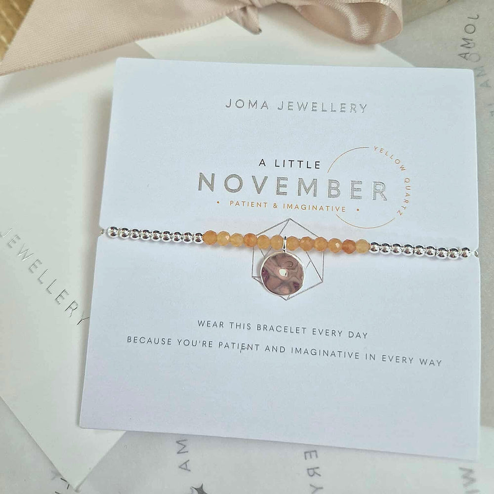 Joma Jewellery | November Birthstone Yellow Quartz Bracelet