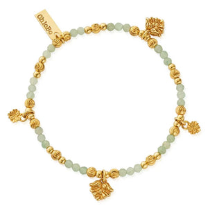 ChloBo | Gold Forever Blooming Aventurine Bracelet