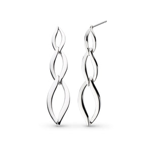 Kit Heath | Twine Link Trio Drop Earrings