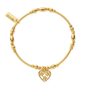 ChloBo | Gold Heart Of Hope Bracelet