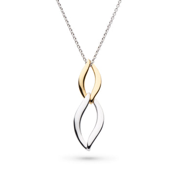 Kit Heath | Twine Link Duo Golden Necklace