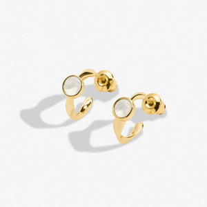 Joma Jewellery | June Birthstone Hoop Earrings