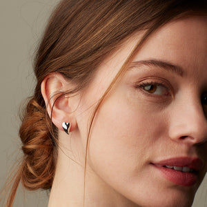 Kit Heath | Desire Cherish Heart Stud Earrings