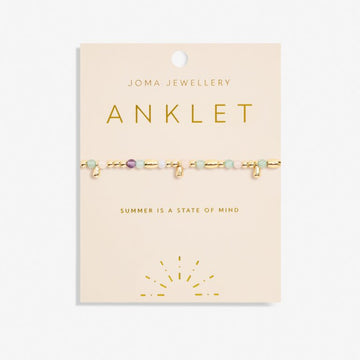 Joma Jewellery | Multi Stone Anklet