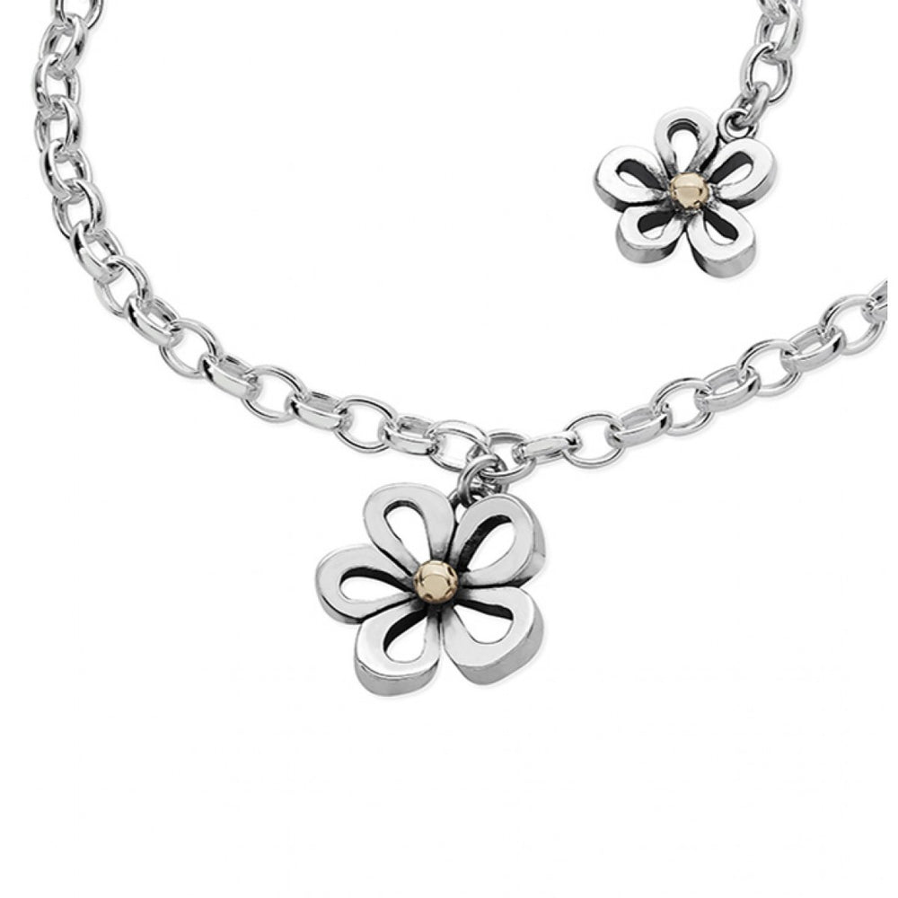 Linda Macdonald | Sterling Silver Woodland Flower Bracelet