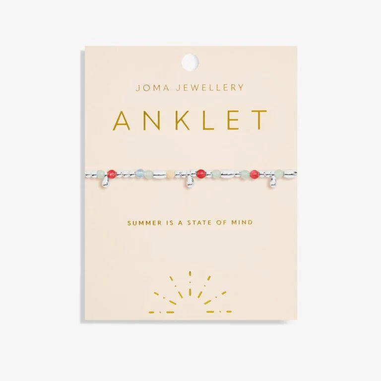 Joma Jewellery | Multi Stone Anklet