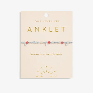 Joma Jewellery | Multi Stone Anklet