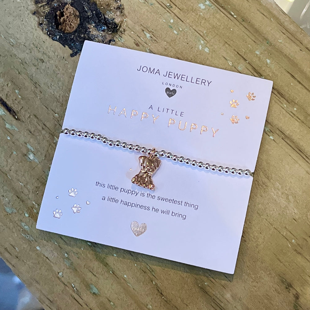 
            
                Load image into Gallery viewer, Joma Jewellery Children&amp;#39;s A Little Happy Puppy Bracelet
            
        