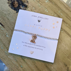 Joma Jewellery Children's A Little Happy Puppy Bracelet