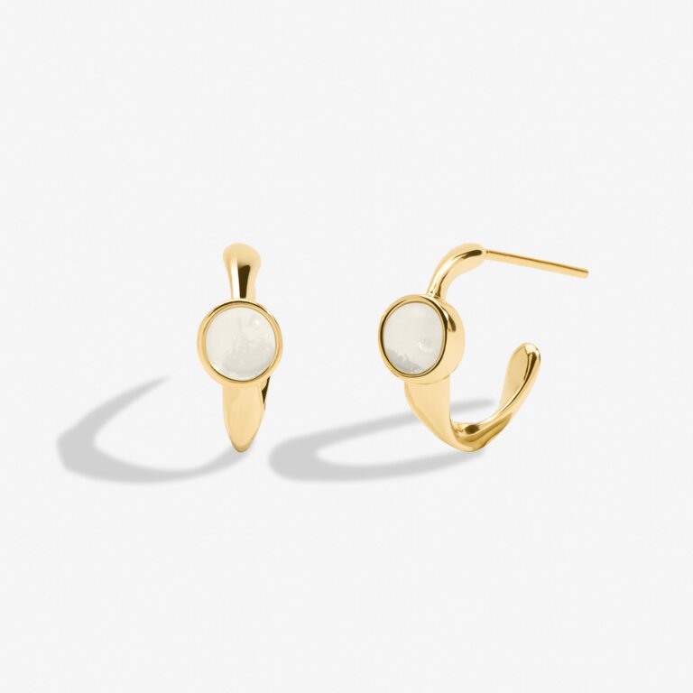 Joma Jewellery | June Birthstone Hoop Earrings