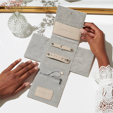 Joma Jewellery | Jewellery Roll | Light Taupe