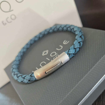 Unique & Co | Pine Green Leather Bracelet