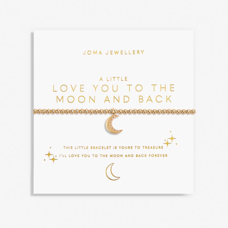 Joma Jewellery | Gold Love You To The Moon And Back Bracelet