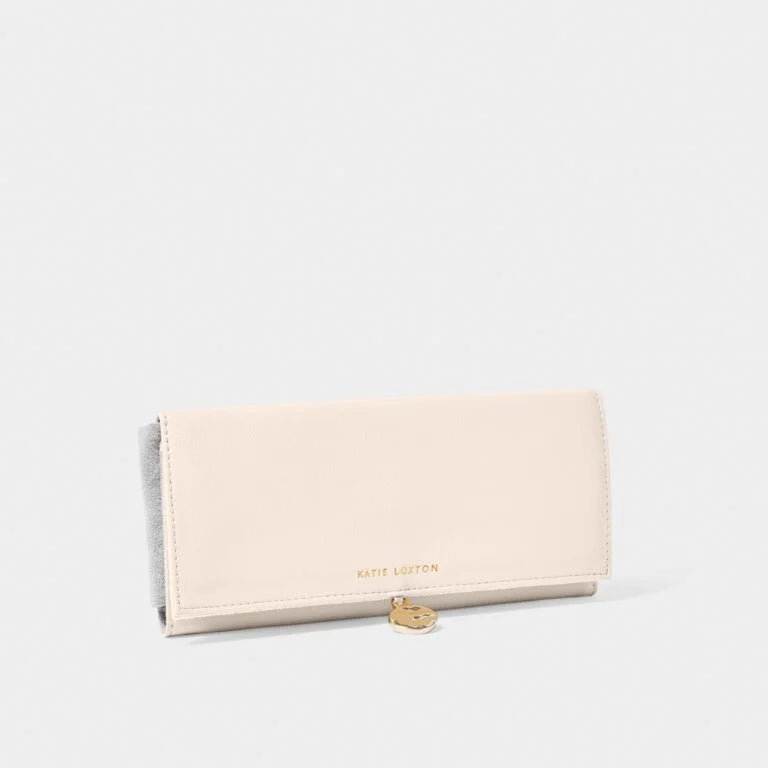 Katie Loxton | Pebble Jewellery Roll | Choose To Shine | Eggshell