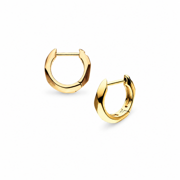 Kit Heath | Sterling Silver and Gold Hinged Hoop Earrings