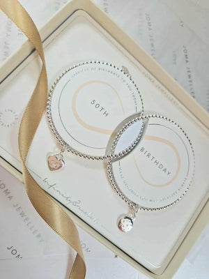 Joma Jewellery | 50th Birthday Linked Infinity Bracelets