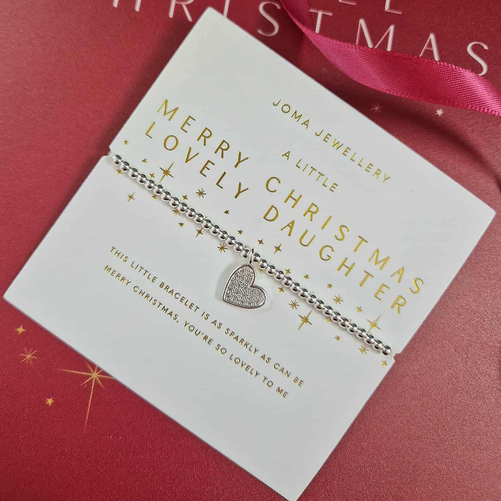 Joma Jewellery | Merry Christmas Lovely Daughter Bracelet