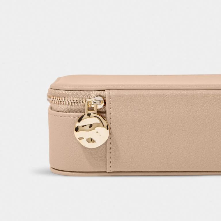 Katie Loxton | Pebble Jewellery Box | A Little Sparkle | Soft Tan