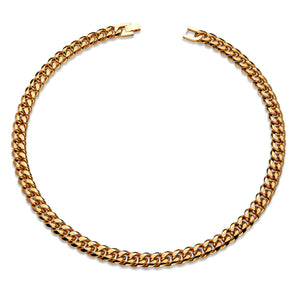 Unique & Co | Stainless Steel Necklace With Yellow Gold IP Plating