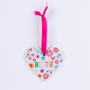 Belly Button Designs | Ceramic Heart Hanging Decoration | Bestie
