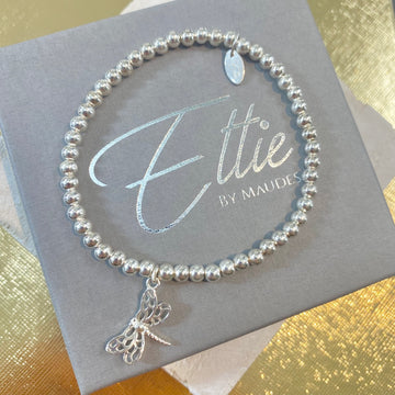 Ettie Medium Bead Dragonfly Bracelet