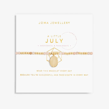 Joma Jewellery | Gold July Sunstone Bracelet