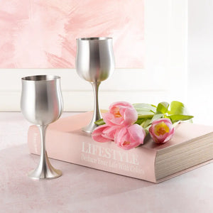 Royal Selangor | Wine Goblets In Wooden Gift Box