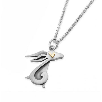 Linda Macdonald | Sterling Silver Eden Hare Necklace