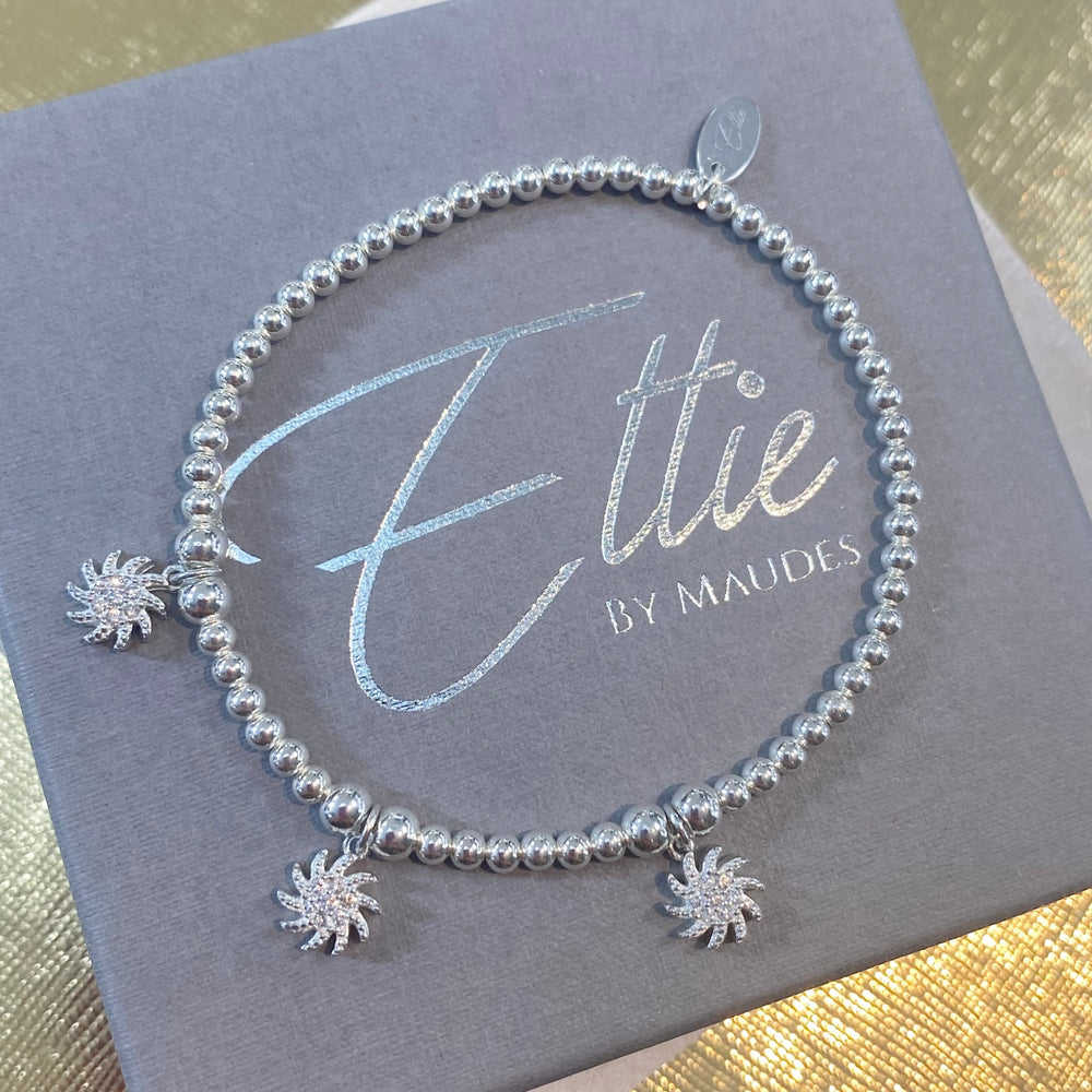 Ettie | Triple CZ Swirl Bracelet