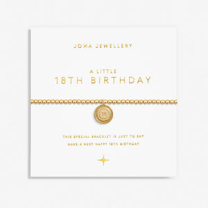 Joma Jewellery | Gold 18th Birthday Bracelet