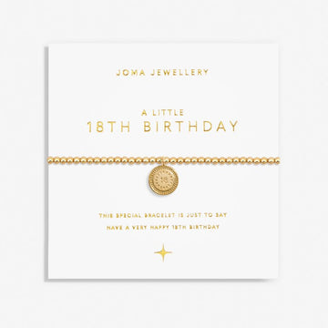 Joma Jewellery | Gold 18th Birthday Bracelet