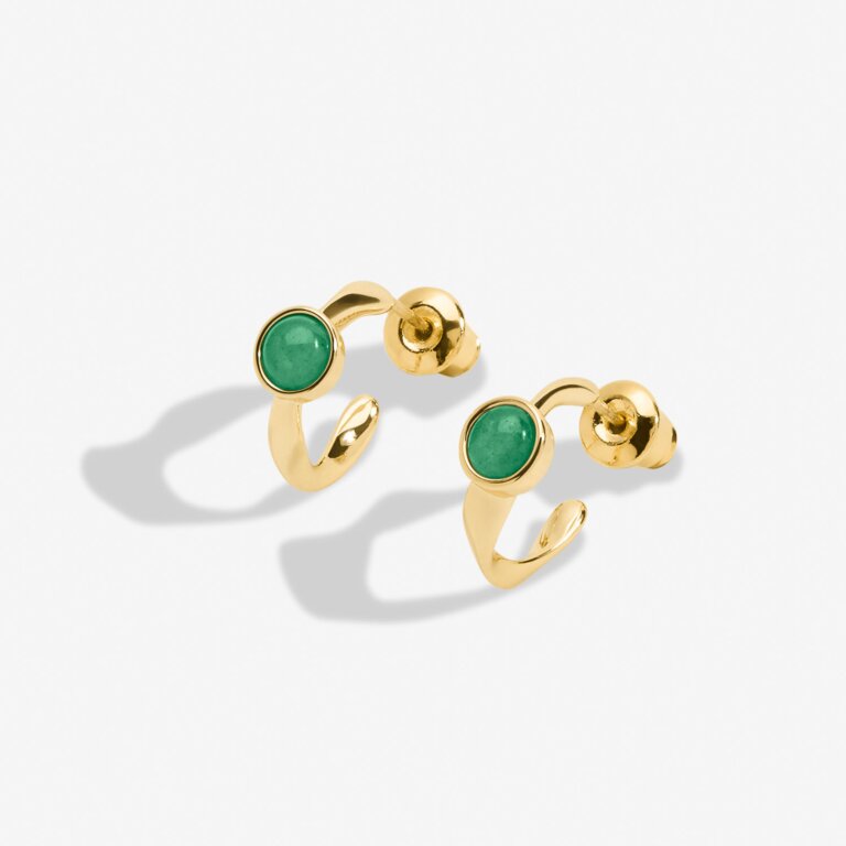 Joma Jewellery | August Birthstone Hoop Earrings